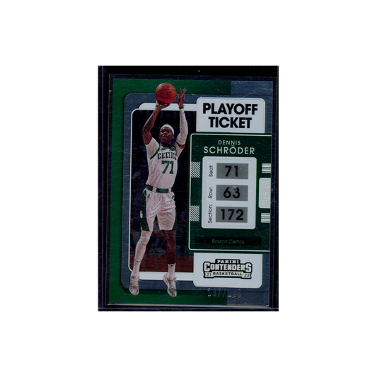 Dennis Schröder 2021-22 Panini Contenders Basketball Playoff Ticket /249