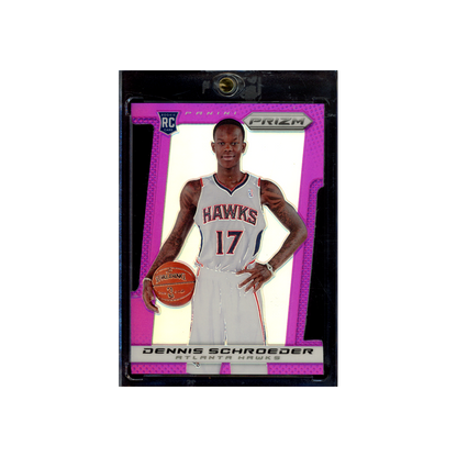 Dennis Schröder 2013-14 Panini Prizm Basketball Purple Prizm Die-Cut /49