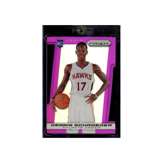 Dennis Schröder 2013-14 Panini Prizm Basketball Purple Prizm Die-Cut /49