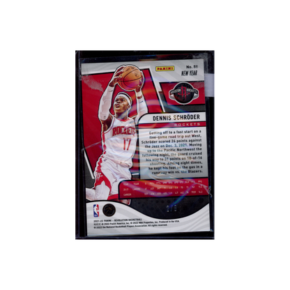 Dennis Schröder 2021-22 Panini Revolution Basketball Chinese New Year /8