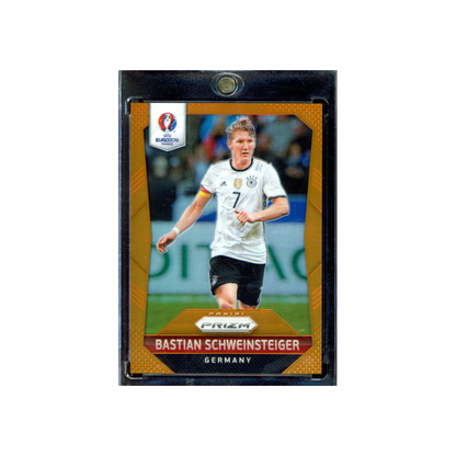 Bastian Schweinsteiger 2016 Panini Prizm UEFA Euro Soccer Orange /20 #46