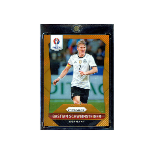 Bastian Schweinsteiger 2016 Panini Prizm UEFA Euro Soccer Orange /20 #46