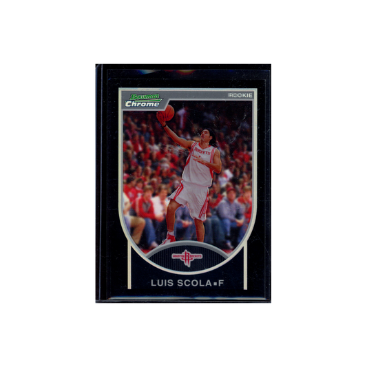 Luis Scola 2007 Bowman Draft Picks & Stars Chrome Black Refractor /199