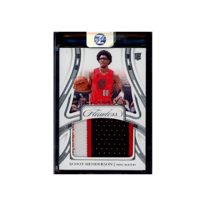 Scoot Henderson 2023-24 Panini Flawless Basketball Rookie Patch /20