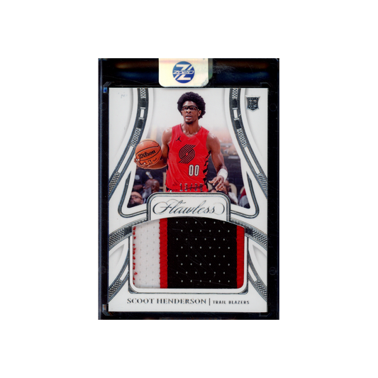 Scoot Henderson 2023-24 Panini Flawless Basketball Rookie Patch /20