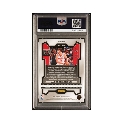 Alperen Sengun 2023-24 Panini Prizm Basketball Red Prizm /299 PSA 10