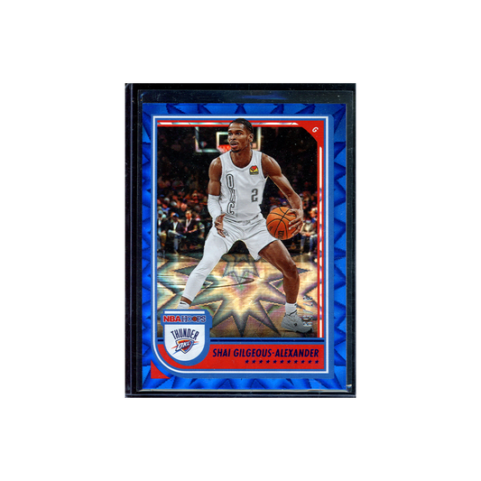 Shai Gilgeous-Alexander 2022-23 Panini Hoops Basketball Blue Explosion /59