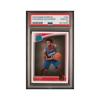 Shai Gilgeous-Alexander 2018-19 Panini Donruss Basketball Rated Rookie PSA 10