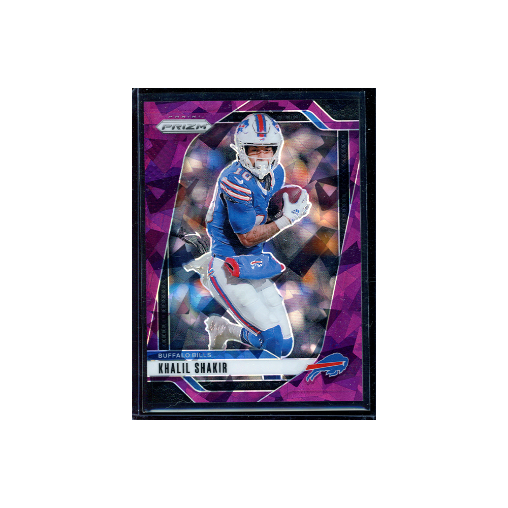 Khalil Shakir 2024 Panini Prizm Football Purple Ice /225