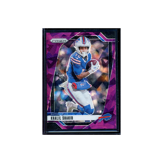 Khalil Shakir 2024 Panini Prizm Football Purple Ice /225
