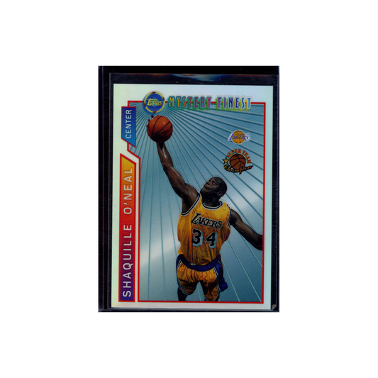 Shaquille O'Neal 1996 Topps Mystery Finest Refractor #M12