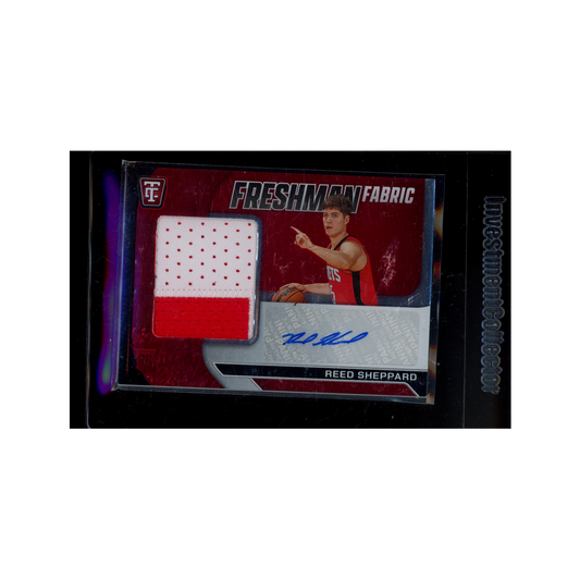 Reed Sheppard 2024-25 Panini Totally Certified Basketball RPA /75