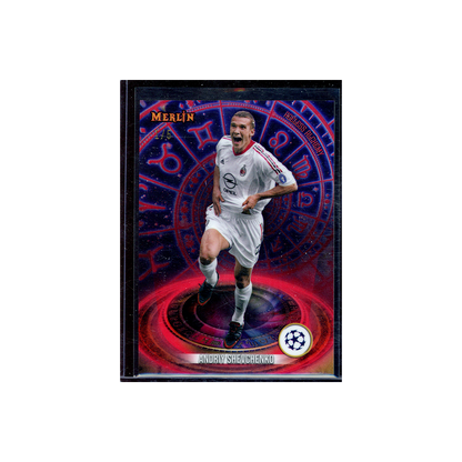Andriy Shevchenko 2023-24 Topps Merlin Chrome UCC Soccer Ageless Alchemy Red /5