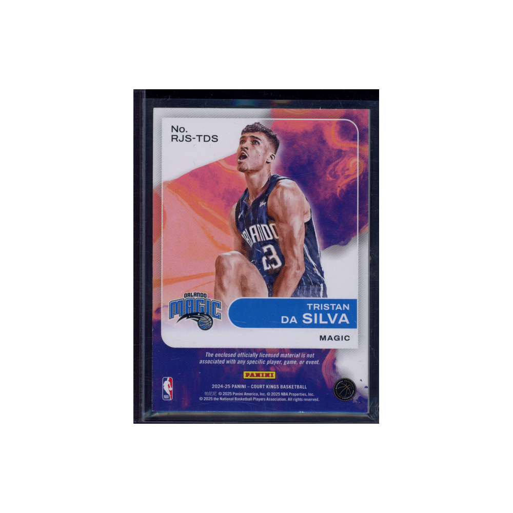 Tristan Da Silva 2024-25 Panini Court Kings Basketball Rookie Swatches