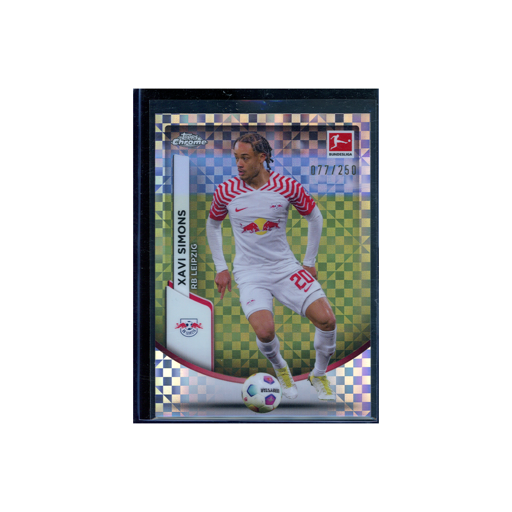 Xavi Simons 2023-24 Topps Chrome Bundesliga Refractor /250