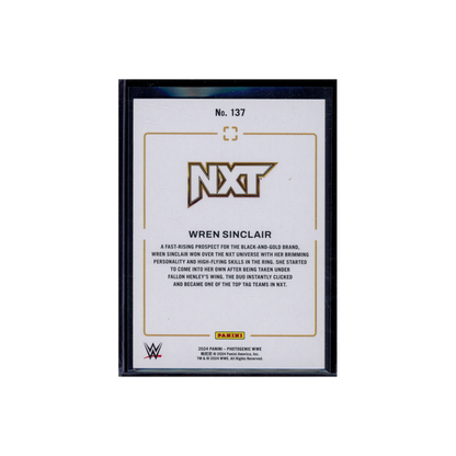 Wren Sinclair 2024 Panini Photogenic WWE Diamond /75