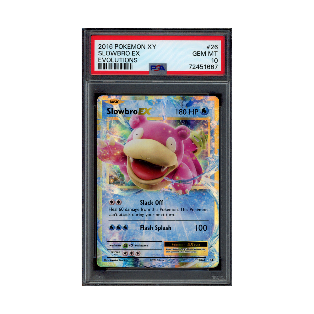 Slowbro Ex Evolutions 2016 Pokemon XY PSA 10