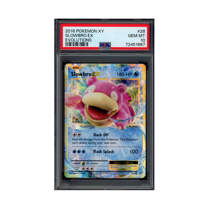 Slowbro Ex Evolutions 2016 Pokemon XY PSA 10