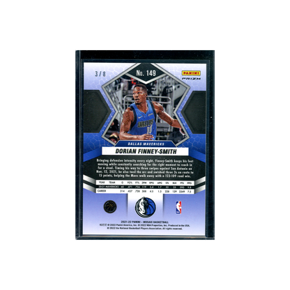 Dorian Finney-Smith 2021-22 Panini Mosaic Basketball Black Gold /8