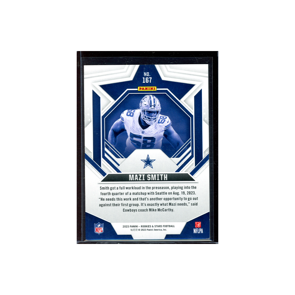 Mazi Smith 2023 Panini Rookies & Stars Football Rookie True Blue /49