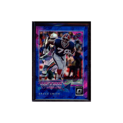 Bruce Smith 2022 Panini Donruss Optic Football Retro Series Blue Ice /15
