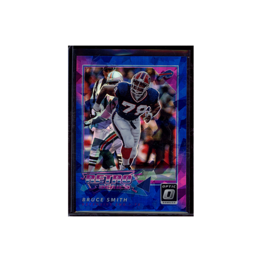 Bruce Smith 2022 Panini Donruss Optic Football Retro Series Blue Ice /15