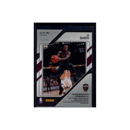 J.R. Smith 2018-19 Panini Prizm Basketball Sensational Signatures Mojo /25
