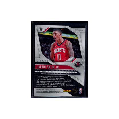 Jabari Smith Jr. 2024-25 Panini Prizm Basketball Red /299