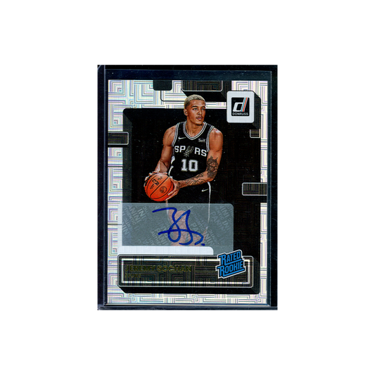 Jeremy Sochan 2022-23 Panini Donruss Basketball Rated Rookie Auto Choice
