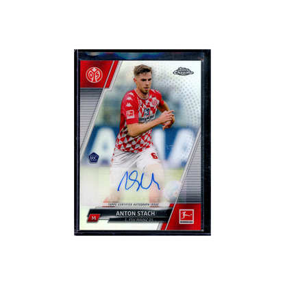 Anton Stach 2021-22 Topps Chrome Bundesliga Rookie Auto