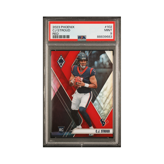 CJ Stroud 2023 Panini Phoenix Football Red Rookie /250 PSA 9