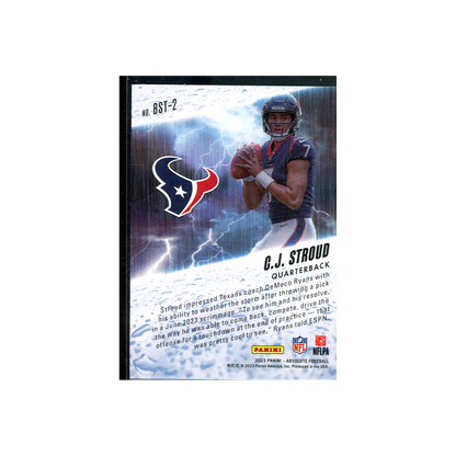 CJ Stroud 2023 Panini Absolute Football By Storm Rookie