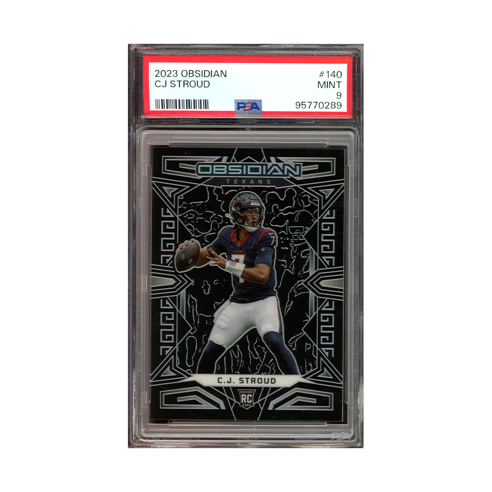 CJ Stroud 2023 Panini Obsidian Football Rookie PSA 9