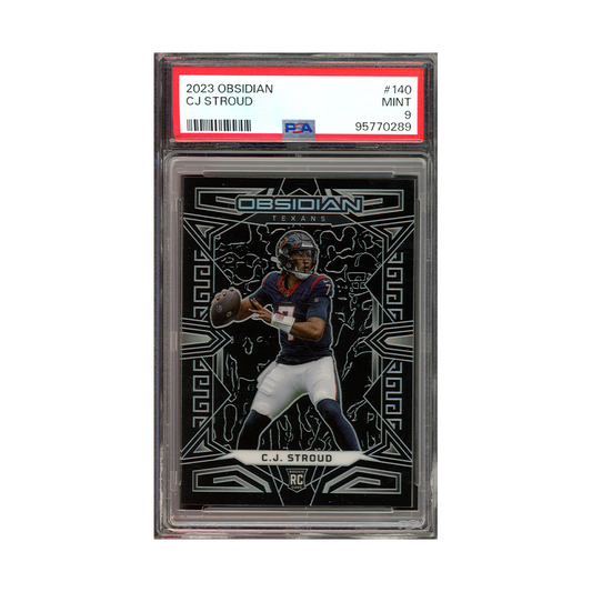 CJ Stroud 2023 Panini Obsidian Football Rookie PSA 9