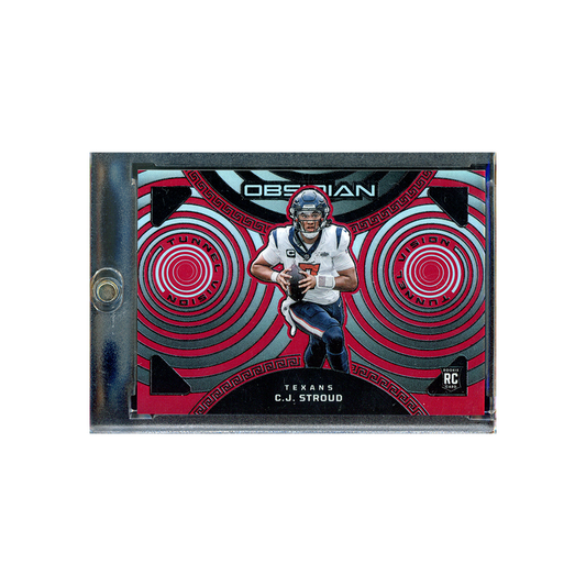 CJ Stroud 2023 Panini Obsidian Football Tunnel Vision Rookie Red