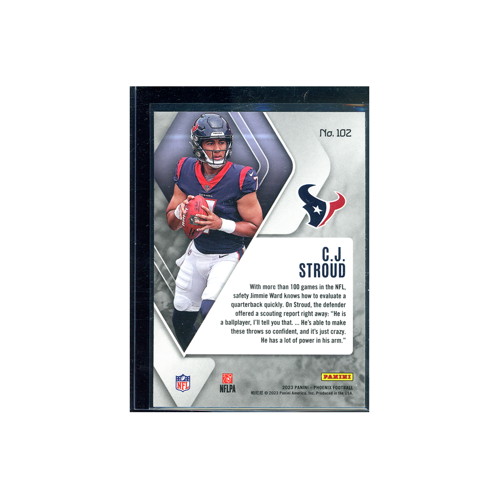 CJ Stroud 2023 Panini Phoenix Football Rookie