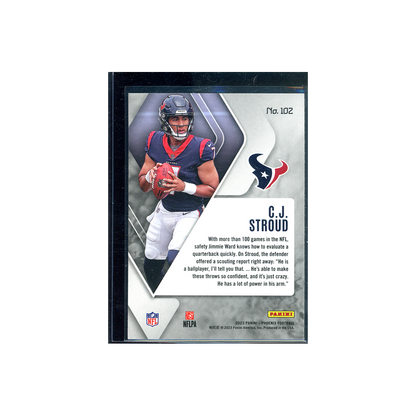 CJ Stroud 2023 Panini Phoenix Football Rookie