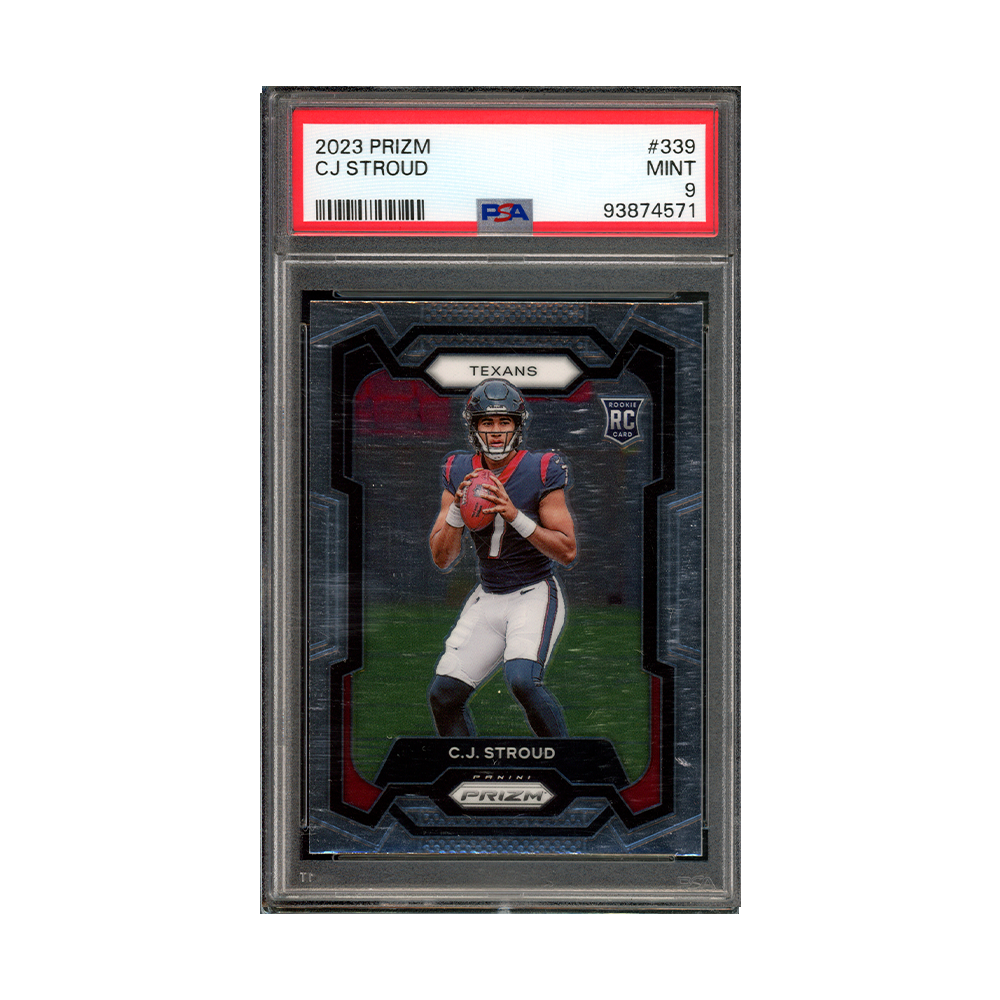 CJ Stroud 2023 Panini Prizm Football Rookie PSA 9