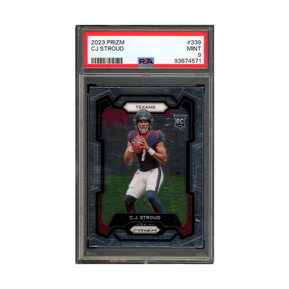 CJ Stroud 2023 Panini Prizm Football Rookie PSA 9