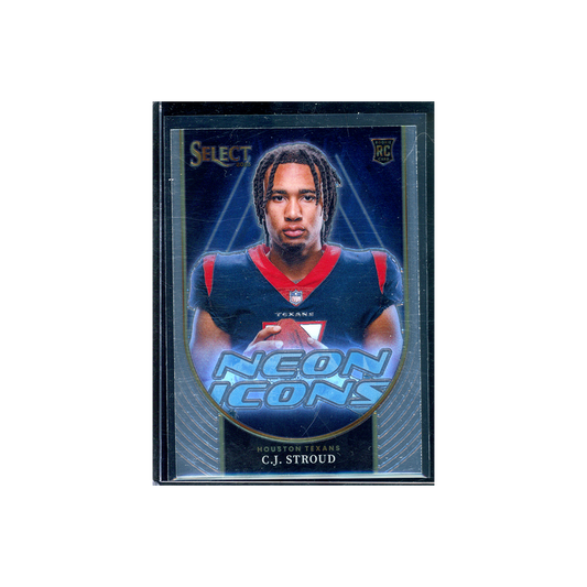 CJ Stroud 2023 Panini Select Football Neon Icons Rookie