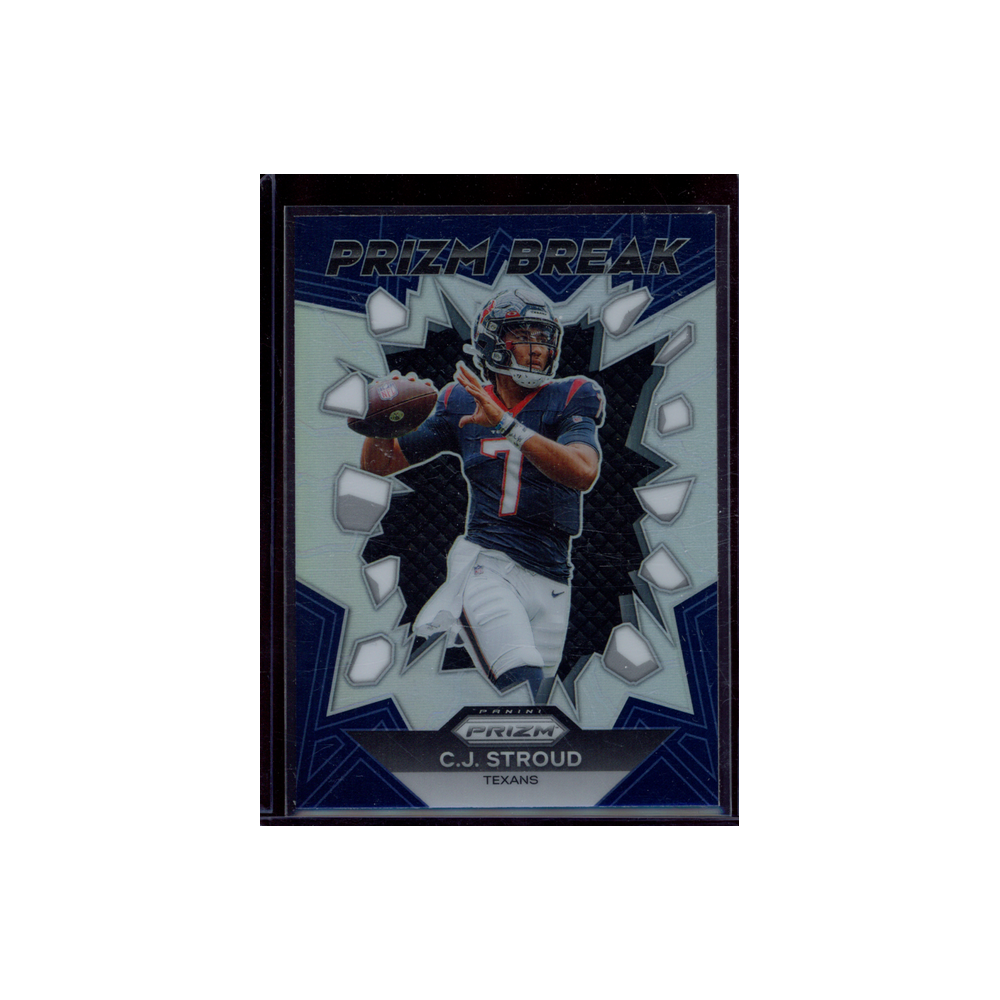 CJ Stroud 2023 Panini Prizm Football Prizm Break Silver Rookie