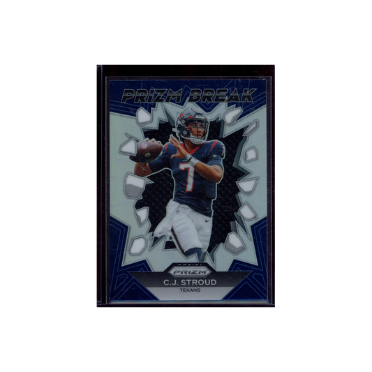 CJ Stroud 2023 Panini Prizm Football Prizm Break Silver Rookie