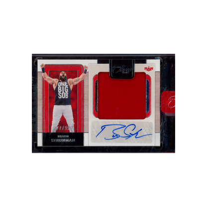 Braun Strowman 2024 Panini Three Count WWE Patch Auto /99