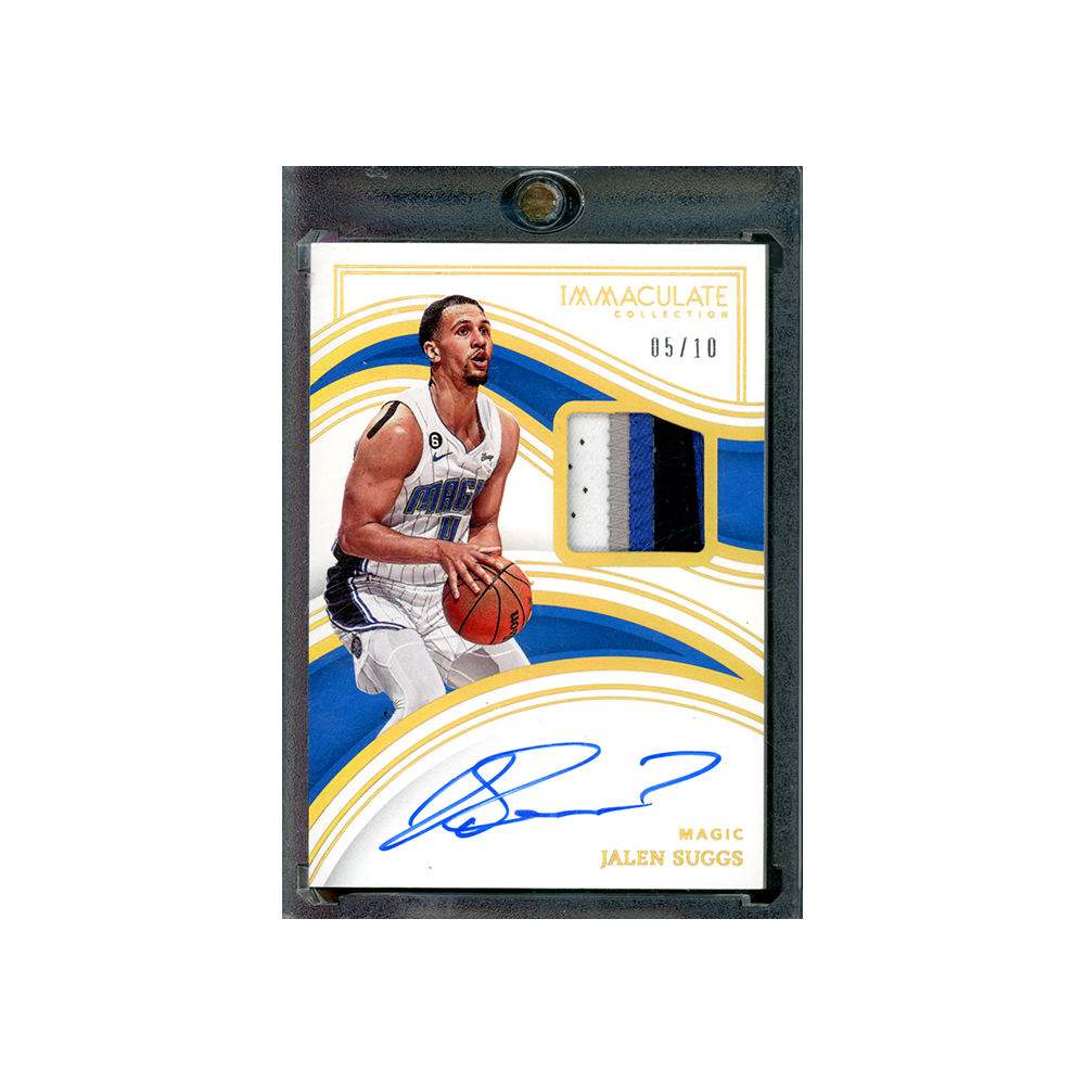 Jalen Suggs 2022-23 Panini Immaculate Collection Basketball Patch Auto Gold /10