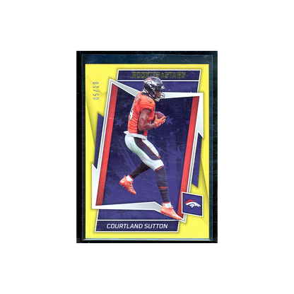 Courtland Sutton 2022 Panini Rookies & Stars Football Gold /10