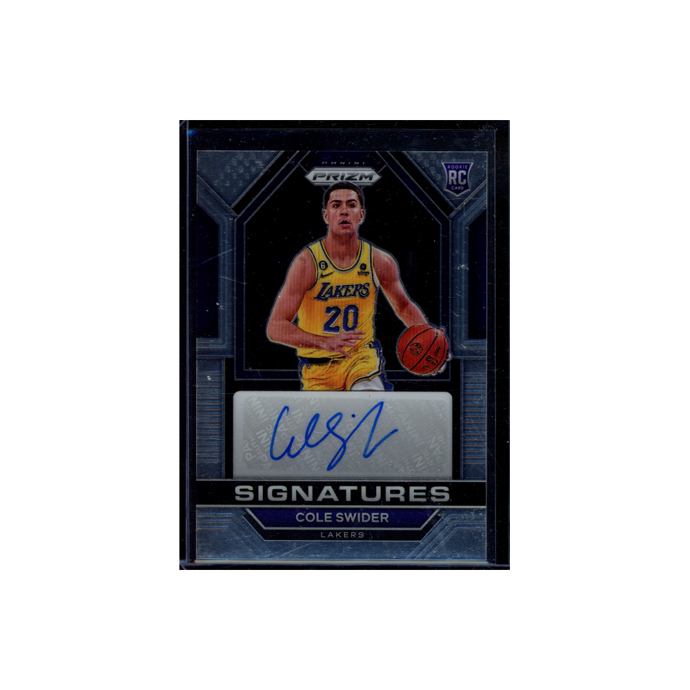 Cole Swider 2022-23 Panini Prizm Basketball Rookie Auto