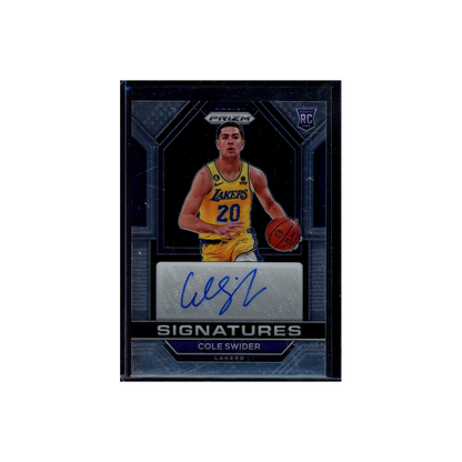 Cole Swider 2022-23 Panini Prizm Basketball Rookie Auto