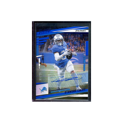 D'Andre Swift 2022 Panini Prestige Football Auto Blue /49