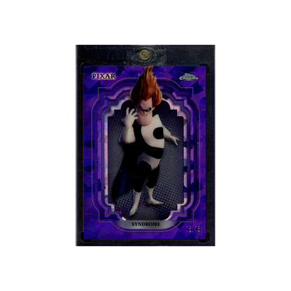 Syndrome 2024 Topps Chrome Pixar Purple Sapphire /15