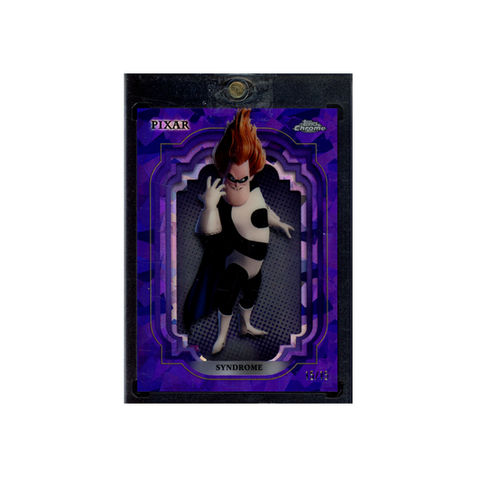 Syndrome 2024 Topps Chrome Pixar Purple Sapphire /15